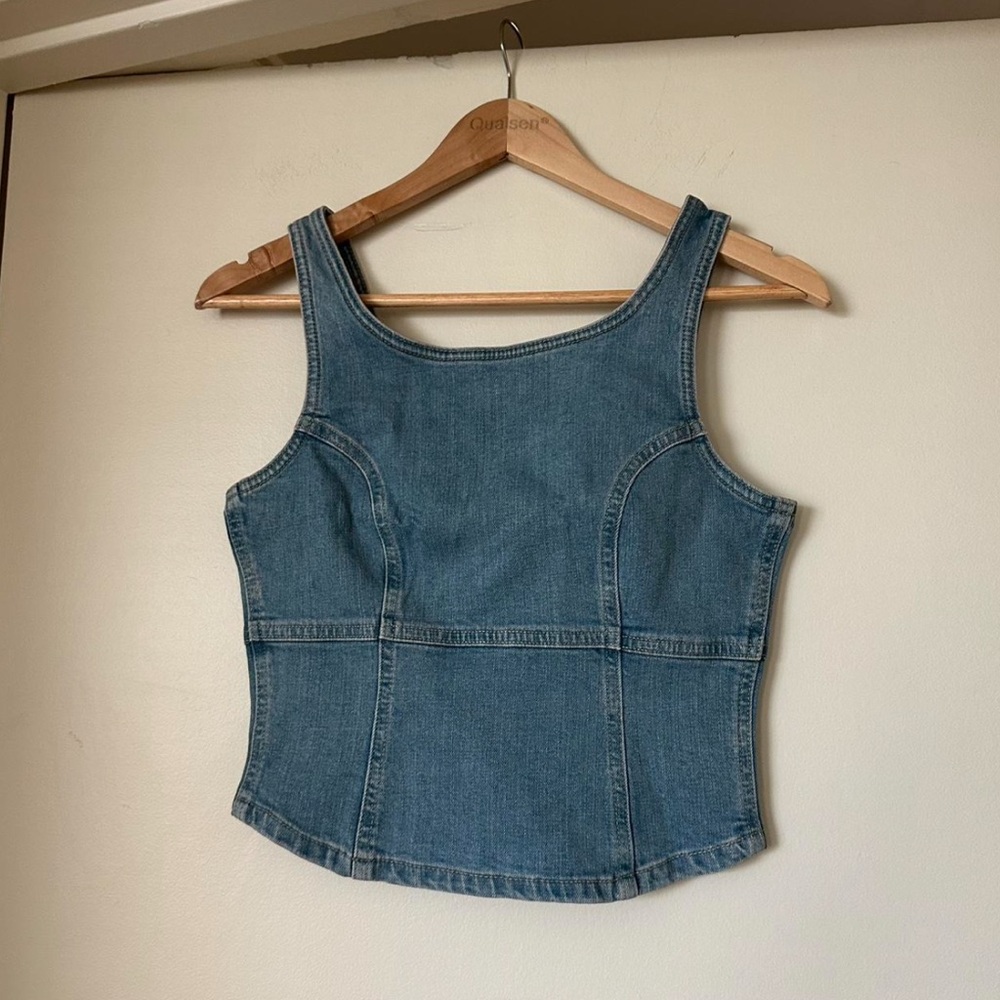 Cotton On Blue Denim Tank Top